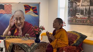 YANGTEN RINPOCHE Head of Project For His Holiness The 14th DALAI LAMA First Time Visit in VERMONT [upl. by Kutzenco933]