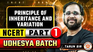 PRINCIPLE OF INHERITANCE AND VARIATION CLASS 12  NEET 2025 UDESHYA BATCH  BOTANY BY TARUN SIR [upl. by Amund]