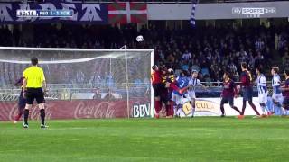 Real Sociedad  Barcelona Highlights HD 22022014 [upl. by Sueddaht]