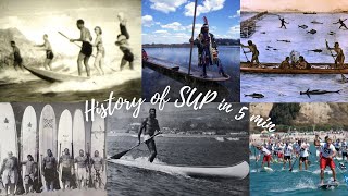 History of Stand Up Paddleboarding in 5 minutes [upl. by Nosilla]