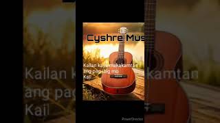 KAILAN KAYA by LESLIE MONTES OPM SONG Lyrics [upl. by Roma]