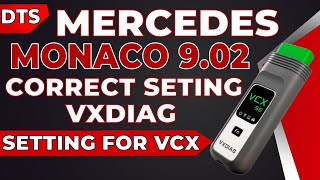 Exclusive How to configure it correctly and connect VXDIAG VCX SE Benz C6 Mercedes DTS Monaco 902 [upl. by Milla890]