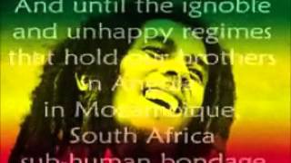 Bob Marley War lyrics [upl. by Basil]