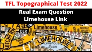 TFL Topographical test 2022 Real Exam Question Limehouse tunnel  Limehouse link TFL Topographical [upl. by Norbel]