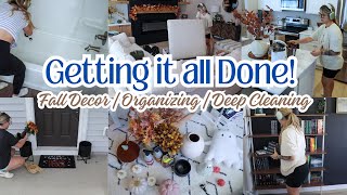 Getting it All Done  Fall Home Decorating  Extreme Cleaning Motivation  Deep Cleaning  Declutter [upl. by Arrait]