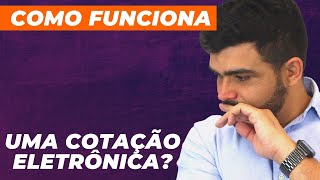 COMO FUNCIONA UMA COTAÇÃO ELETRÔNICA  Sacadas de Licitações [upl. by Afrika]