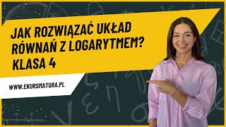 287 Rozwiąż układ równań Powtórz logarytm Matematyka Rozszerzona Funkcja Logarytmiczna [upl. by Niuqaoj453]