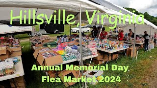 Hillsville Virginia Annual Memorial Day Weekend Flea Market 2024 [upl. by Nemzzaj]