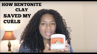 How To Bentonite Clay on Natural Hair Review PLUS Wash amp Go Results Part 1 39 [upl. by Bullis]