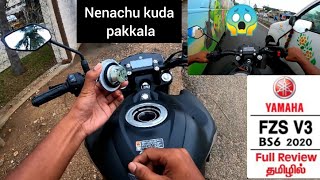 Fz v3 review  New Bs6 bike  Tamil [upl. by Liborio]