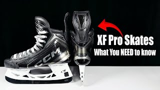 Unreleased CCM Tacks XF Pro hockey skates DETAILED review [upl. by Anaet]