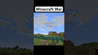 Minecraft war minecraft minecraftshorts minecraftmemes Credit  FloTech [upl. by Woods]