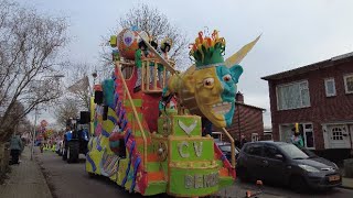 Carnavalsoptocht in Ossendrecht Ostrecht 2024 [upl. by Olivero]