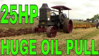 Rumely Oil Pull Tractor Plowing Field Advance Rumely Oil Pull 2545HP ROUGH AND TUMBLE KINZERS PA [upl. by Neicul963]