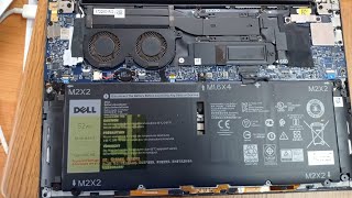 Dell xps 13 7390 disassembly battery m2 SSD upgrade [upl. by Warms]