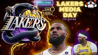 LAKERS MEDIA DAY COVERAGE [upl. by Haraj423]