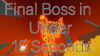 How to beat the final boss in Clustertruck in under 15 seconds [upl. by Anai352]