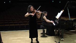 Brahms Sonata No1 G Major 1st Mov Roberta Verna Violin amp Yadviga Grom Piano [upl. by Wehhtam348]