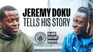 How did Jeremy Doku get so good at dribbling  Man City Black History Month [upl. by Aicemat229]