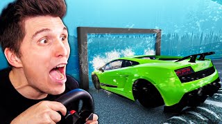 9 LAMBOS fahren durch WasserWÃ„NDE  BeamNG [upl. by Teddy]