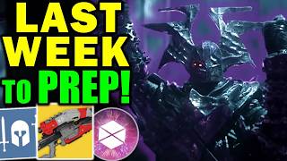 Destiny 2 Episode Revenant Prep Guide WATCH BEFORE OCT 8  Huge Tips [upl. by Burchett351]