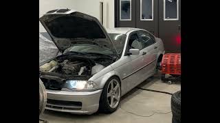 Bmw e46 SR20 low boost dyno run [upl. by Ccasi152]