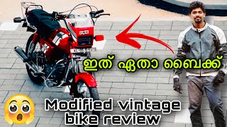 Modified vintage bike HERO HONDA CD100  ഒരു അടാർ മോഡിഫിക്കേഷൻ [upl. by Trinia]