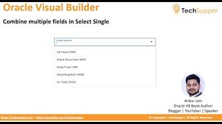 Combine multiple fields into Single for LOV in Oracle Visual Builder [upl. by Stelmach398]