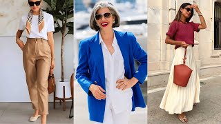 3 Fashion Pieces you cant do without  Unmissable Tips for Elegance  FASHION TRENDS FOR WOMEN 60 [upl. by Hgielhsa797]