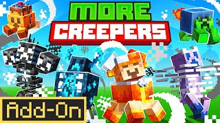 More Creepers AddOn  Minecraft Marketplace  Showcase [upl. by Nylanaj]