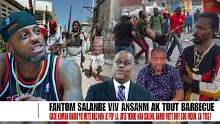 Bandi Viv Ansanm fè gwo dega Vivy Michel Fantom salanbe Barbecue ak Viv Ansanm Moun tonbe Solino [upl. by Enilatan]