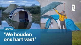 Regen spelbreker bij start campingseizoen 💦⛺️  L1 Nieuws [upl. by Repinuj]