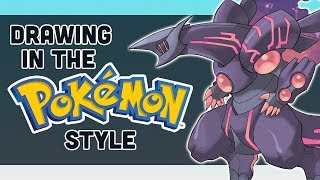 How to Draw in the Pokemon Style [upl. by Eyssej505]