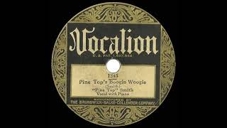 1929 HITS ARCHIVE Pine Top’s Boogie Woogie  Pine Top Smith [upl. by Armitage]