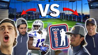 Epic 3v3 TopGolf Challenge W NFL Star Michael Gallup And PGA Memes [upl. by Simmonds]