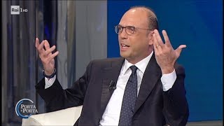 Angelino Alfano non mi ricandido  2 parte  Porta a porta 06122017 [upl. by Chip]