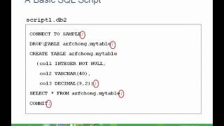 Chapter 41  Basic of SQL Scripts [upl. by Aenneea136]