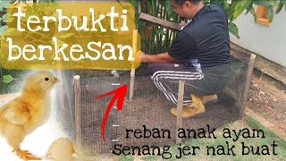 Episod238 vlog mesti tonton cara mudah murah dan ringkas penyediaan reban anak ayam tepi rumah [upl. by Teerprug905]