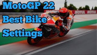 MotoGP 22  Best Bike Settings to be Faster [upl. by Aitnahs]