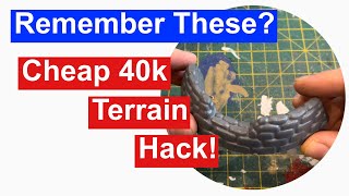 Cheap Warhammer 40k Terrain  Imperial Guard Fortifications [upl. by Whitby]