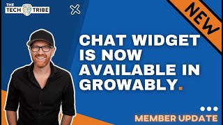 Chat Widget now available in Growably [upl. by Rednasela]