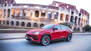 Lamborghini Urus on the streets of Rome [upl. by Anec417]