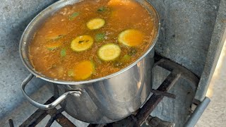 Sopa de elote con asadera así lo preparamos en el árbol de la felicidad [upl. by Beth692]