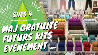 Beaucoup de nouveautés pour les SIMS 4 mise à jour futurs kits et évènement [upl. by Glenna]