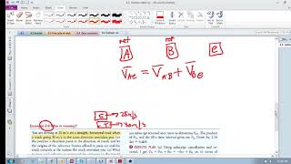 Chap 65  Galilean relativity Example 66 [upl. by Thorner]