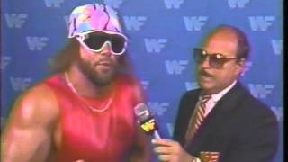 Macho Man Randy Savage Interview 07051987 [upl. by Ylecara]