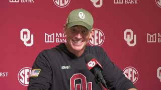 Oklahoma HC Brent Venables postgame OU 59 Maine 14  1122024 [upl. by Nomaj]