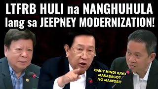 Acop at Marcoleta BINASAG ang LTFRB dahil NANGHUHULA lang sa JEEPNEY MODERNIZATION PROGRAM ANO TO [upl. by Desirae]