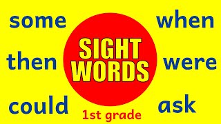 SIGHT WORDS FOR FIRST GRADE  Learn to Read with Dolch High Frequency Common Words 1st Grade [upl. by Spohr595]