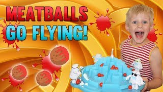 Michaels Flying Meatballs Game  Yeti Set GO [upl. by Roshelle]